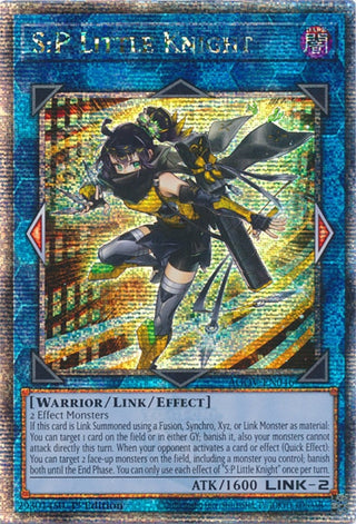 S:P Little Knight (Quarter Century Secret Rare) (46) (AGOV) - YuGiOh Single
