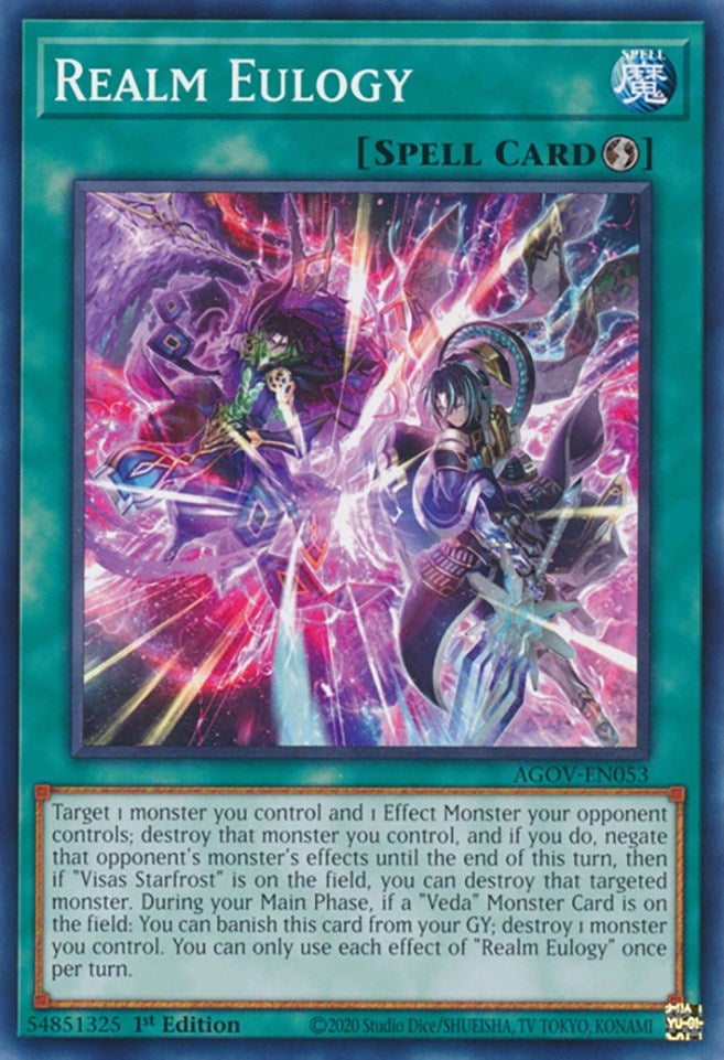 Realm Eulogy (53) (AGOV) - YuGiOh Single