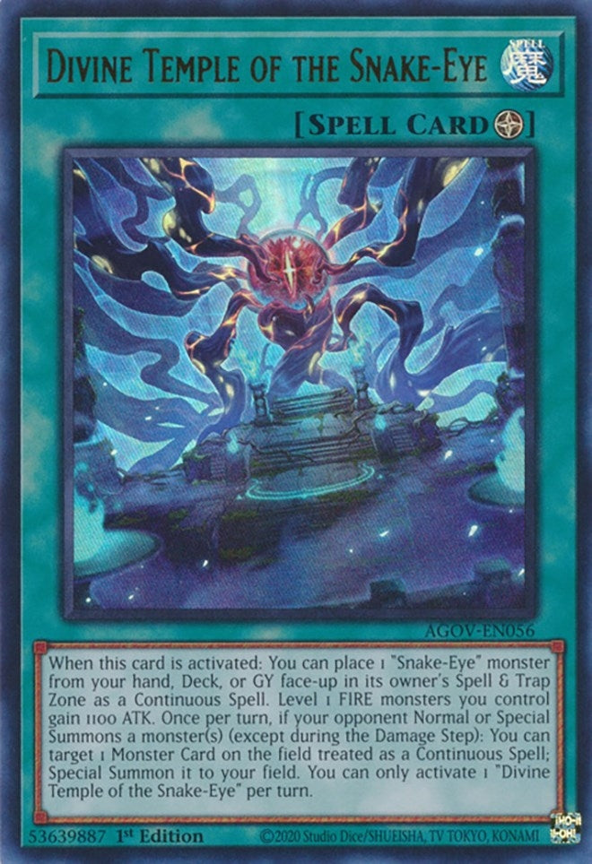 Divine Temple of the Snake-Eye (56) (AGOV) - YuGiOh Single