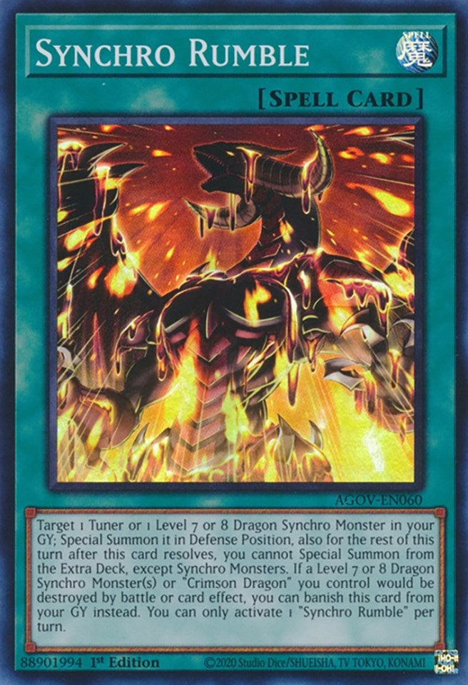 Synchro Rumble (60) (AGOV) - YuGiOh Single