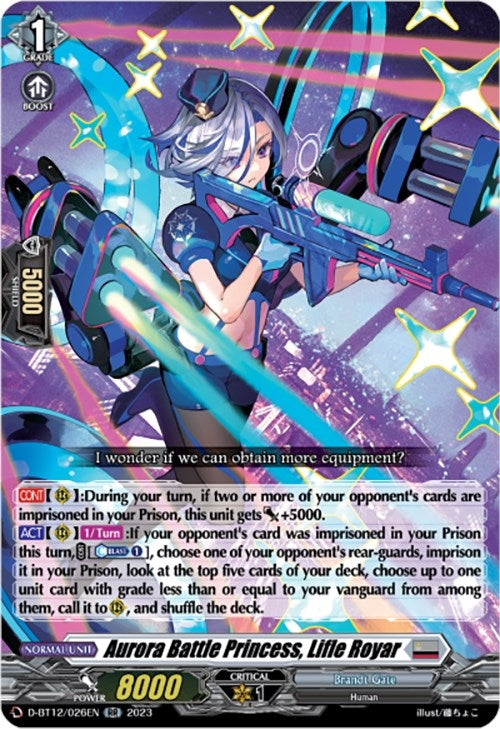 Aurora Battle Princess Lifle Royar (12026) [D-BT12] - Cardfight Vanguard Single