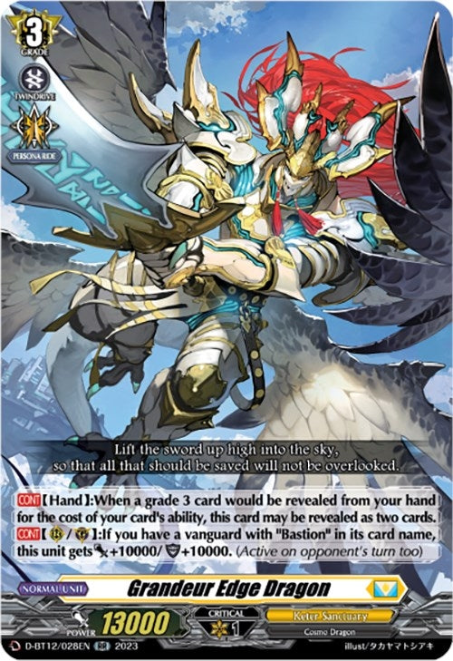 Grandeur Edge Dragon (12028) [D-BT12] - Cardfight Vanguard Single