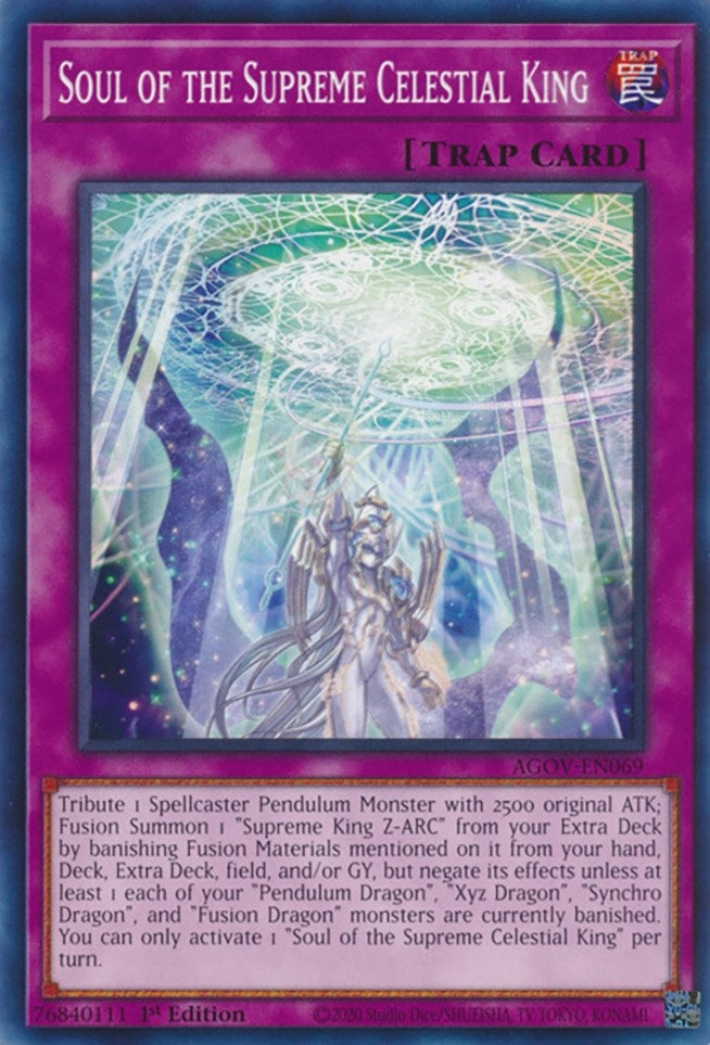 Soul of the Supreme Celestial King (69) (AGOV) - YuGiOh Single