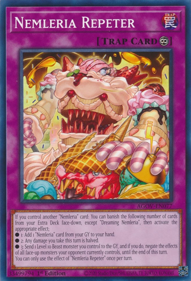 Nemleria Repeter (77) (AGOV) - YuGiOh Single