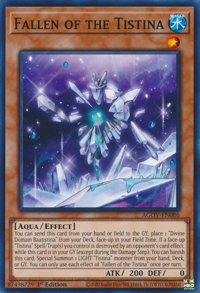Fallen of the Tistina (86) (AGOV) - YuGiOh Single