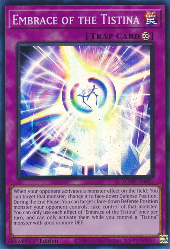 Embrace of the Tistina (91) (AGOV) - YuGiOh Single