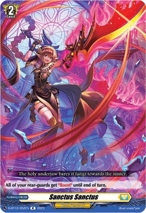 Sanctus Sanctus (12052) [D-BT12] - Cardfight Vanguard Single