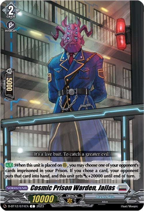 Cosmic Prison Warden Jailas (12074) [D-BT12] - Cardfight Vanguard Single