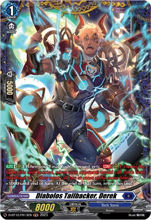 Diabolos Tailbacker Derek (FR) (1213) [D-BT12] - Cardfight Vanguard Single