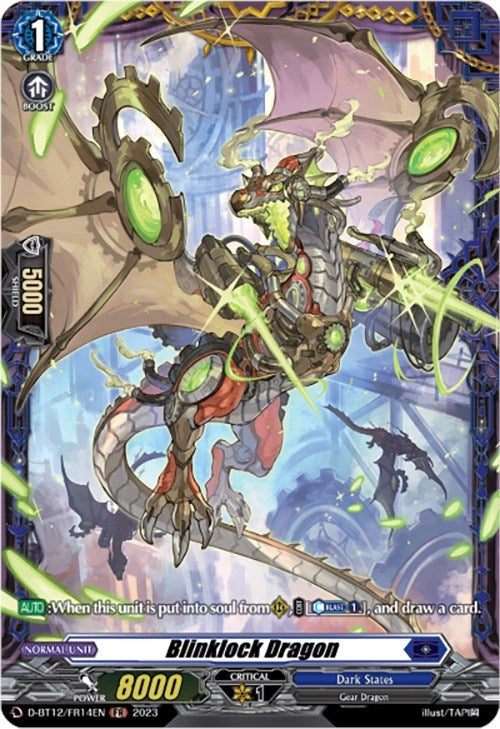 Blinklock Dragon (FR) (1214) [D-BT12] - Cardfight Vanguard Single