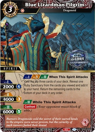 Blue Lizardman Pilgrim (Championship Pack 2023 Vol. 3) (3004) [LEP] - Battle Spirits Saga Single
