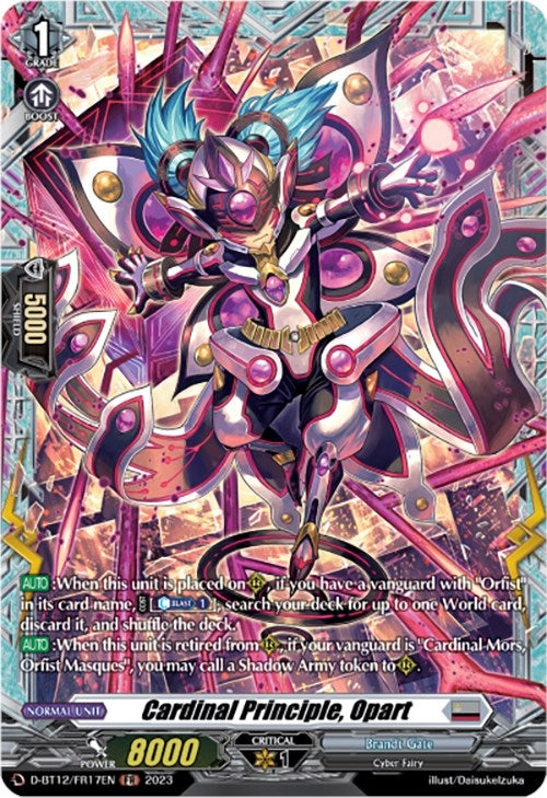 Cardinal Principle Opart (FR) (1217) [D-BT12] - Cardfight Vanguard Single