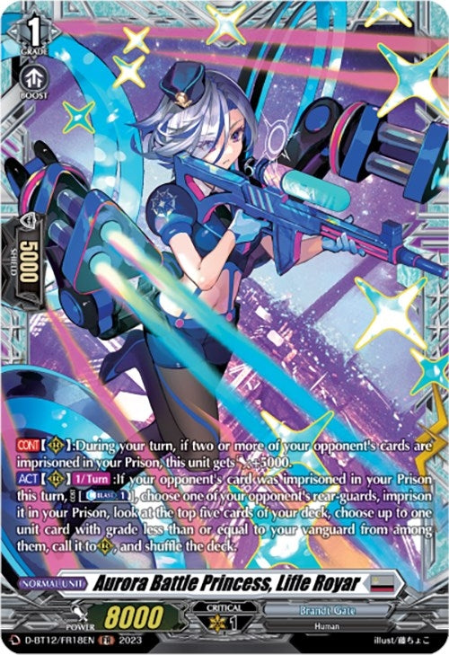 Aurora Battle Princess Lifle Royar (FR) (1218) [D-BT12] - Cardfight Vanguard Single