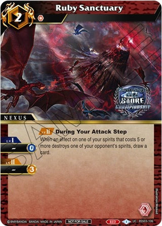 Ruby Sanctuary (Championship Pack 2023 Vol. 3) (3106) [LEP] - Battle Spirits Saga Single