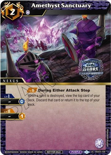 Amethyst Sanctuary (Championship Pack 2023 Vol. 3) (3108) [LEP] - Battle Spirits Saga Single