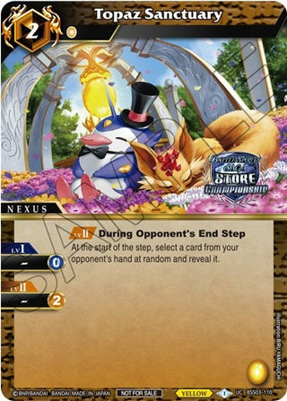 Topaz Sanctuary (Championship Pack 2023 Vol. 3) (3110) [LEP] - Battle Spirits Saga Single