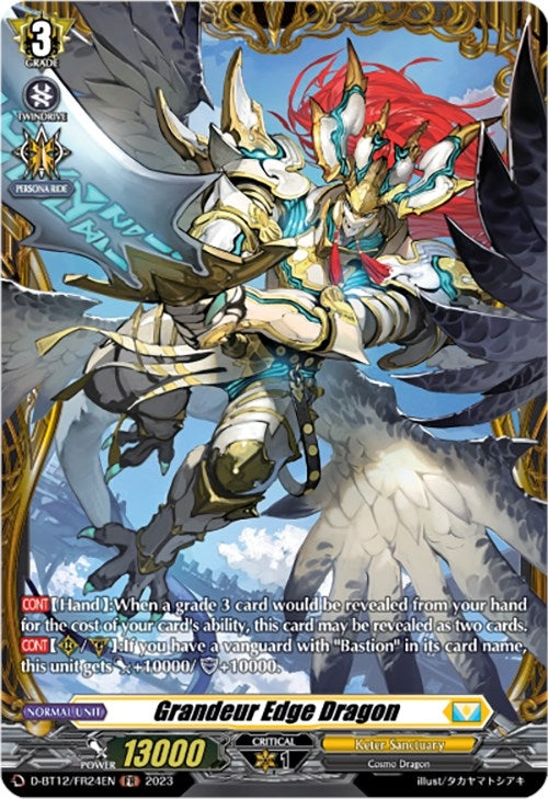 Grandeur Edge Dragon (FR) (1224) [D-BT12] - Cardfight Vanguard Single