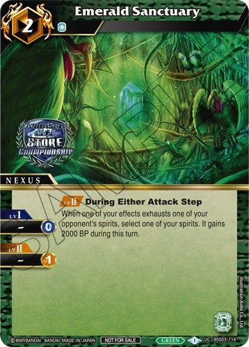 Emerald Sanctuary (Championship Pack 2023 Vol. 3) (3114) [LEP] - Battle Spirits Saga Single