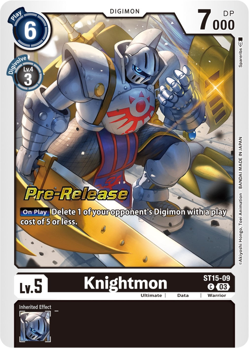 Knightmon (1509) [ST-15_PR] - Digimon Card Game Single