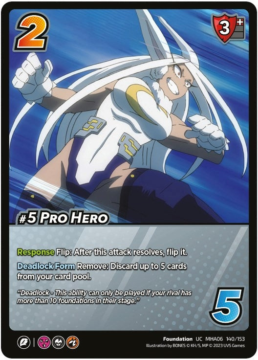 #5 Pro Hero (140) [MHA6] - UniVersus Single