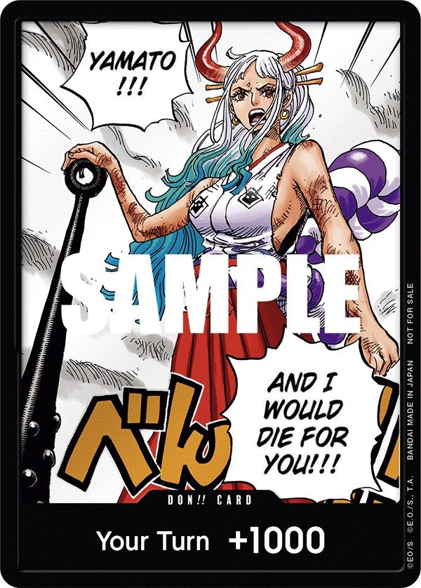 DON!! Card (Yamato) (1st Anniversary DON!! Card Pack) (OP-PR) - One Piece Card Game Single