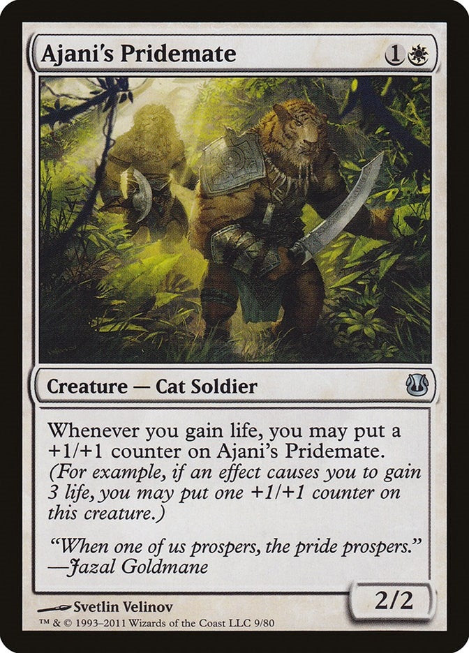 Ajani’s Pridemate (9) [DDH] - MTG Single