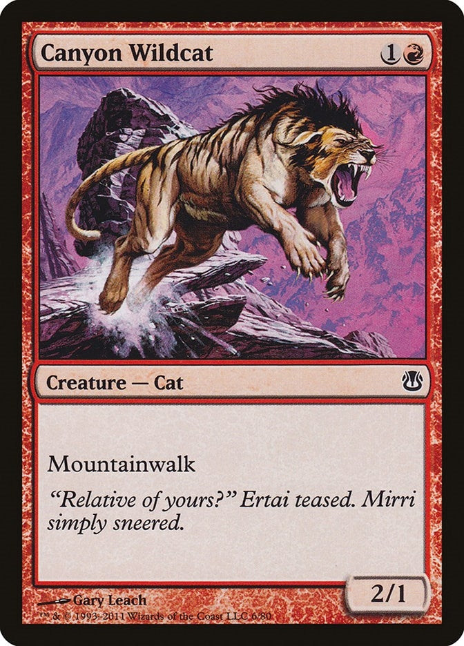 Canyon Wildcat (6) [DDH] - MTG Single