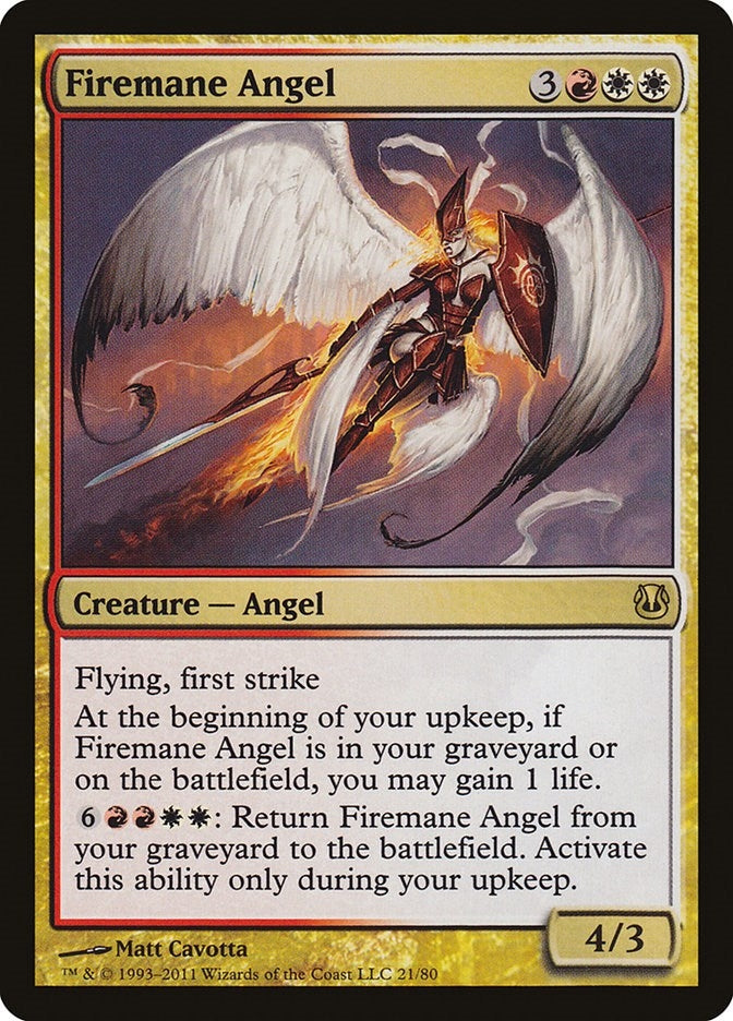 Firemane Angel (21) [DDH] - MTG Single