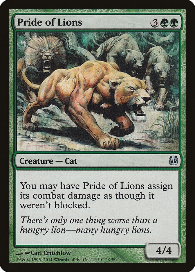 Pride of Lions (19) [DDH] - MTG Single