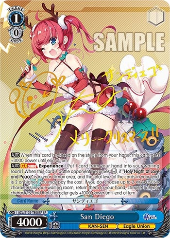 San Diego (SP) (Gold Signature) (10208) - Weiss Schwarz Single