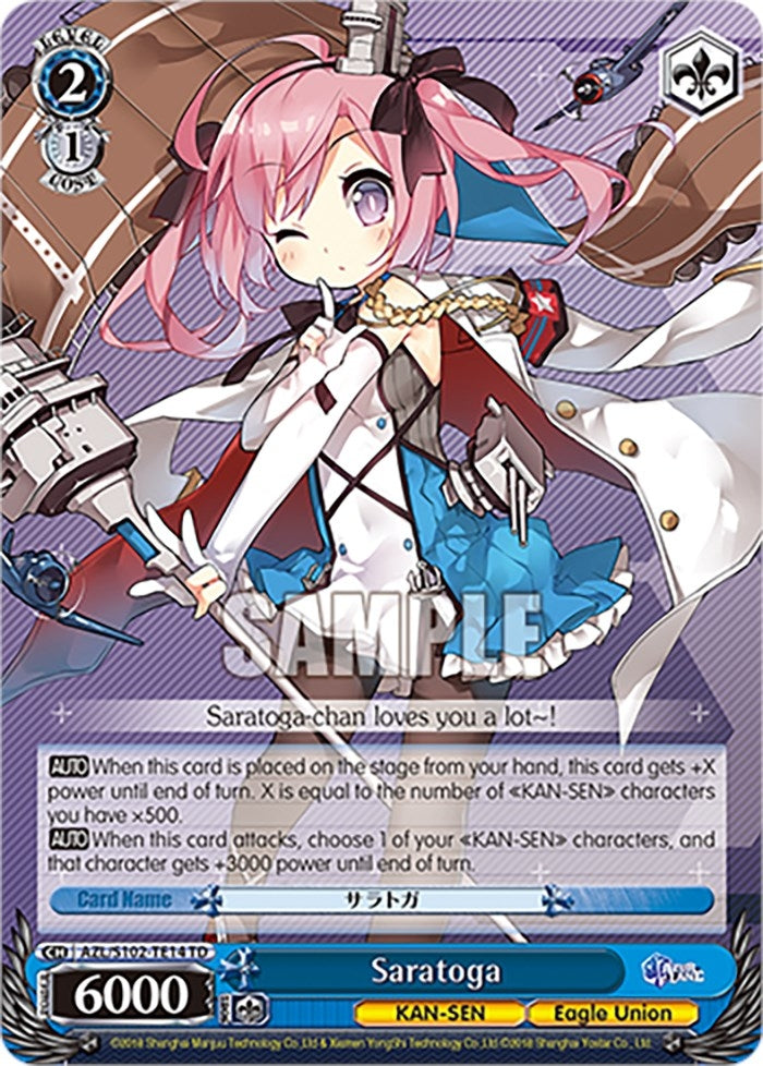 Saratoga (10214) - Weiss Schwarz Single