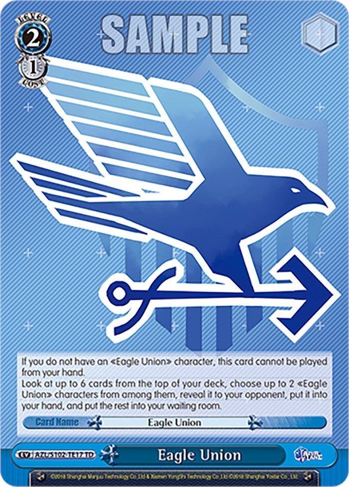Eagle Union (10217) - Weiss Schwarz Single