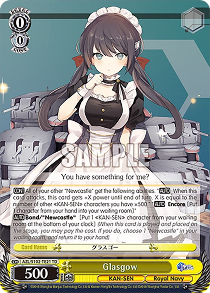 Glasgow (10221) - Weiss Schwarz Single