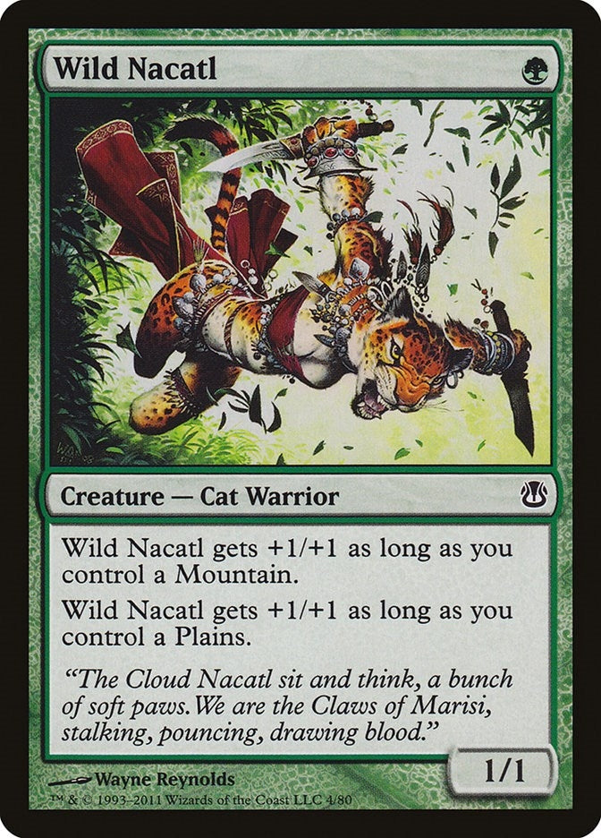 Wild Nacatl (4) [DDH] - MTG Single