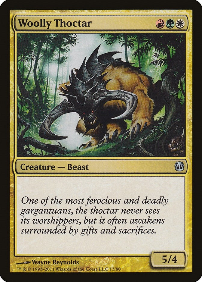 Woolly Thoctar (13) [DDH] - MTG Single