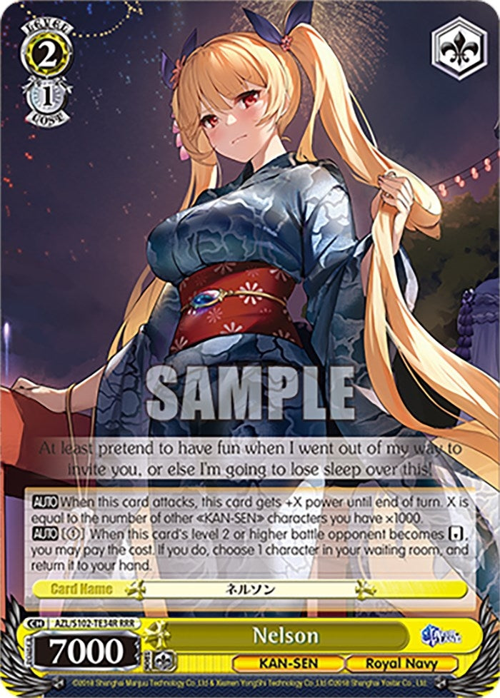 Nelson (RRR) (10234) - Weiss Schwarz Single