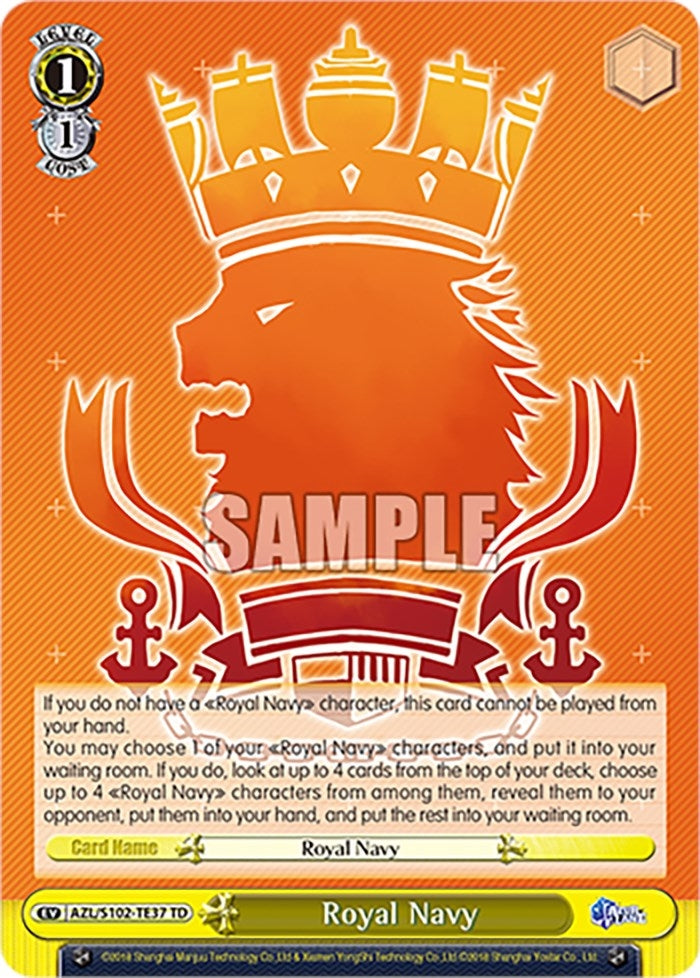 Royal Navy (10237) - Weiss Schwarz Single