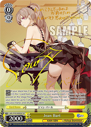 Jean Bart (SP) (Gold Signature) (102002) - Weiss Schwarz Single