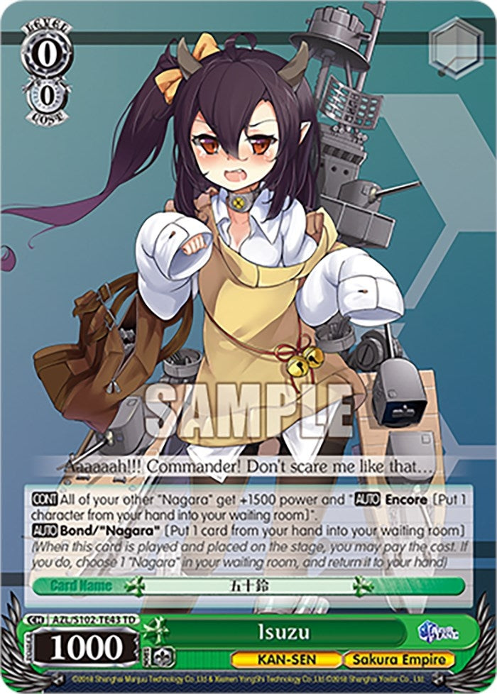 Isuzu (10243) - Weiss Schwarz Single