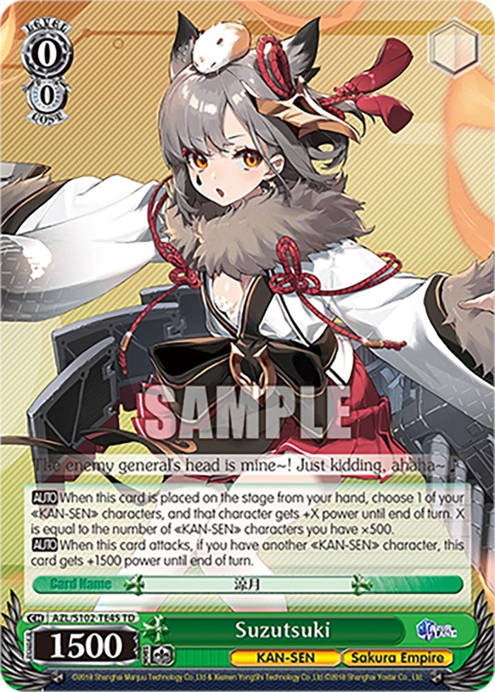 Suzutsuki (10245) - Weiss Schwarz Single
