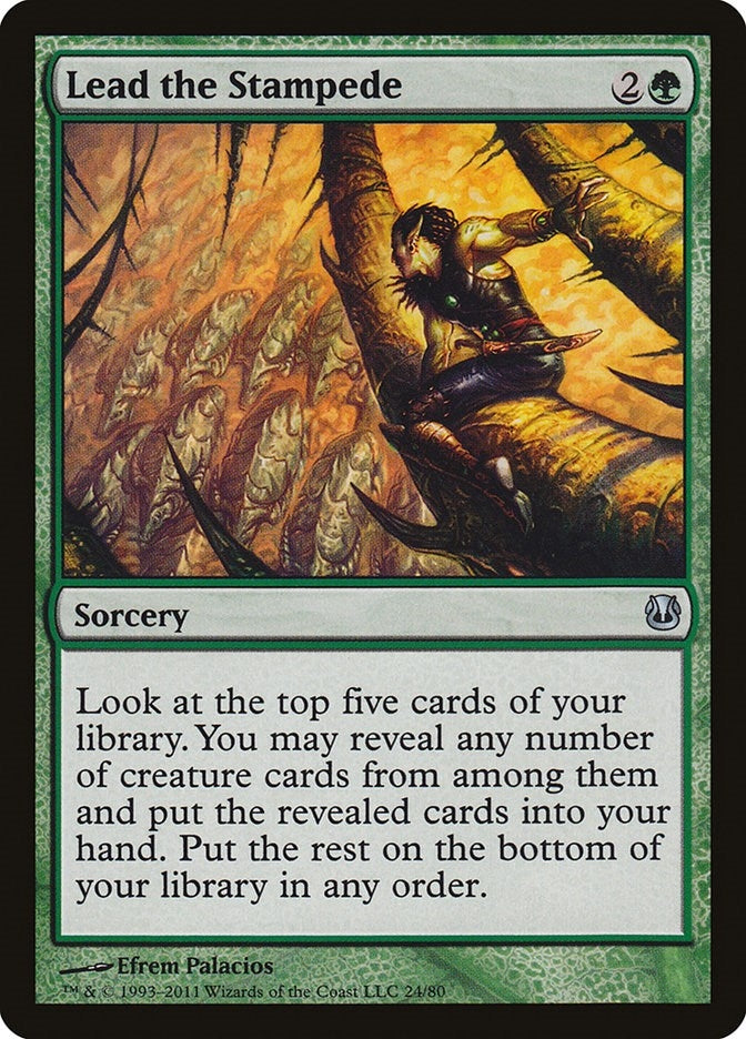 Lead the Stampede (24) [DDH] - MTG Single