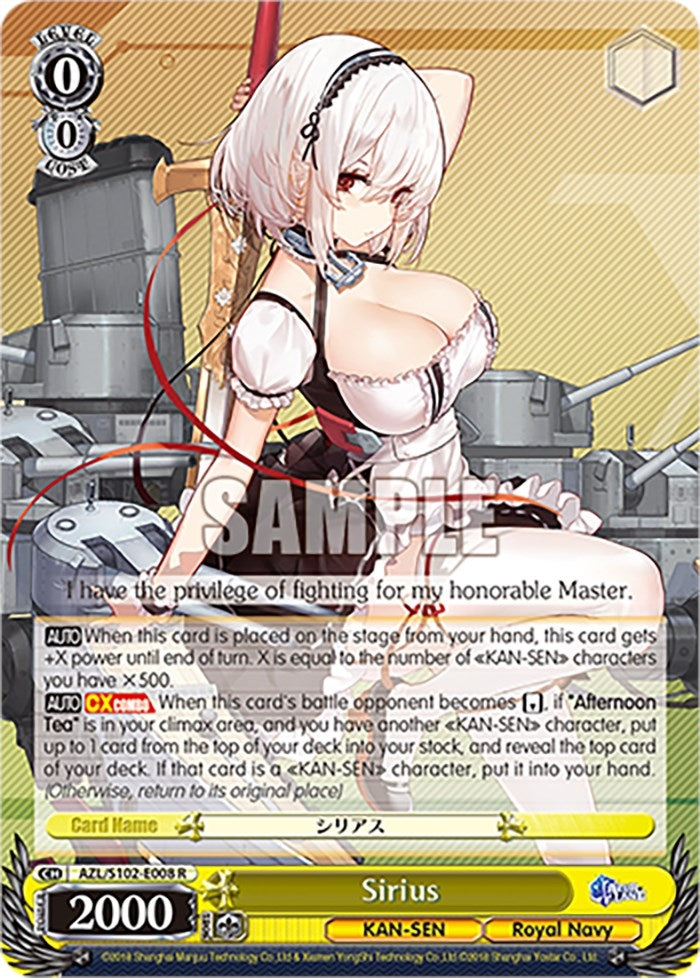 Sirius (102008) - Weiss Schwarz Single