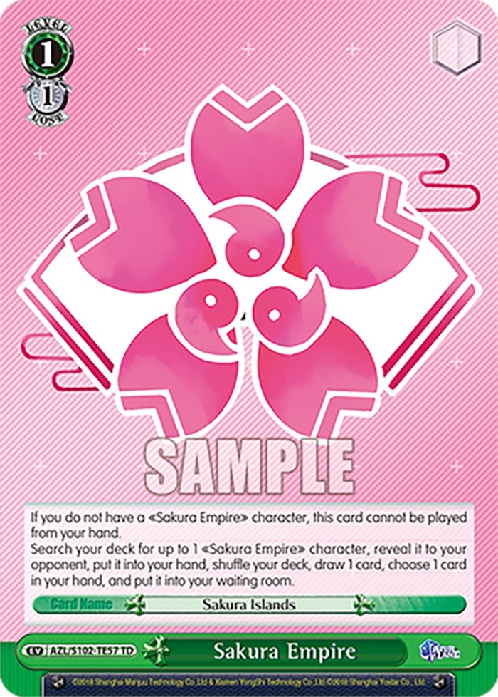 Sakura Empire (10257) - Weiss Schwarz Single