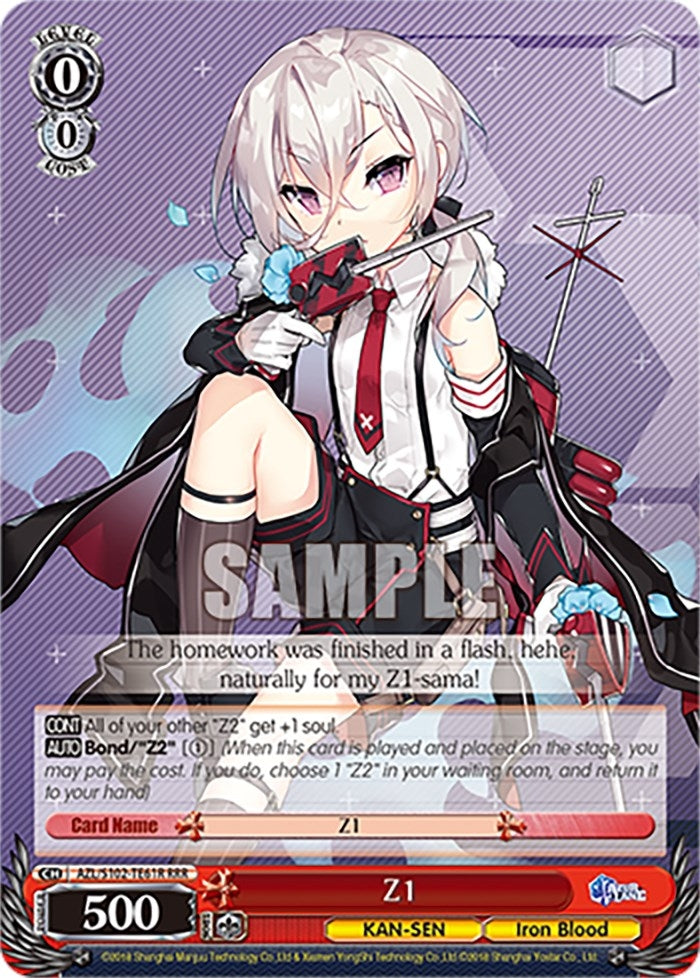 Z1 (RRR) (10261) - Weiss Schwarz Single