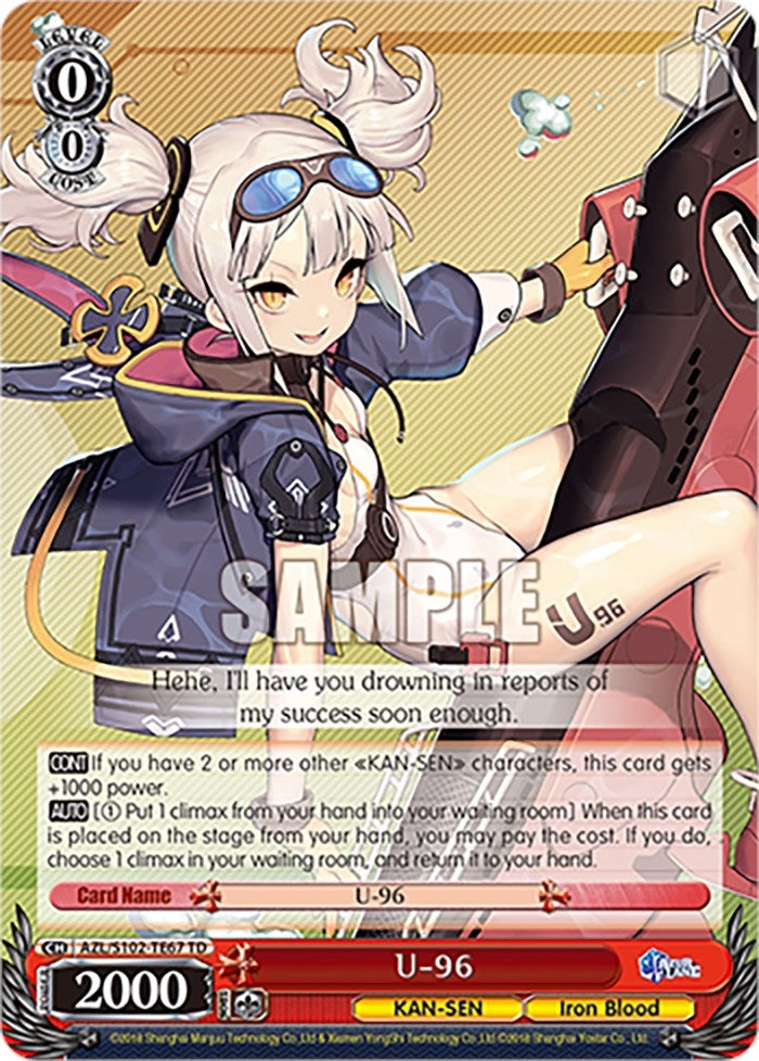 U-96 (10267) - Weiss Schwarz Single