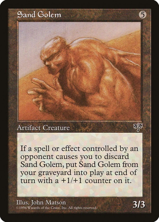 Sand Golem [MIR] - MTG Single