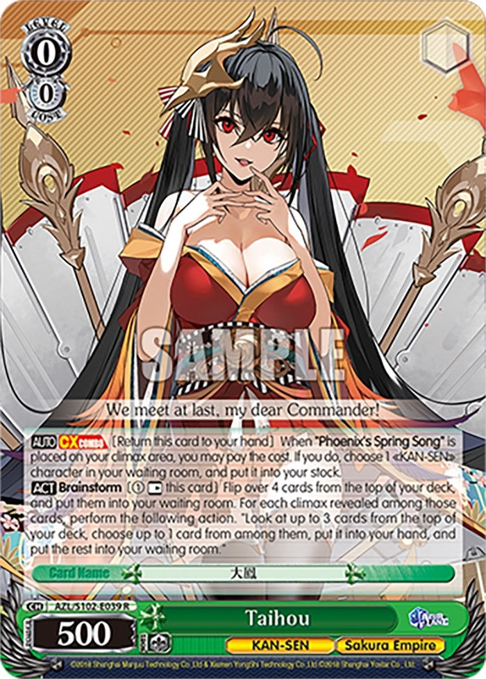 Taihou (102039) - Weiss Schwarz Single