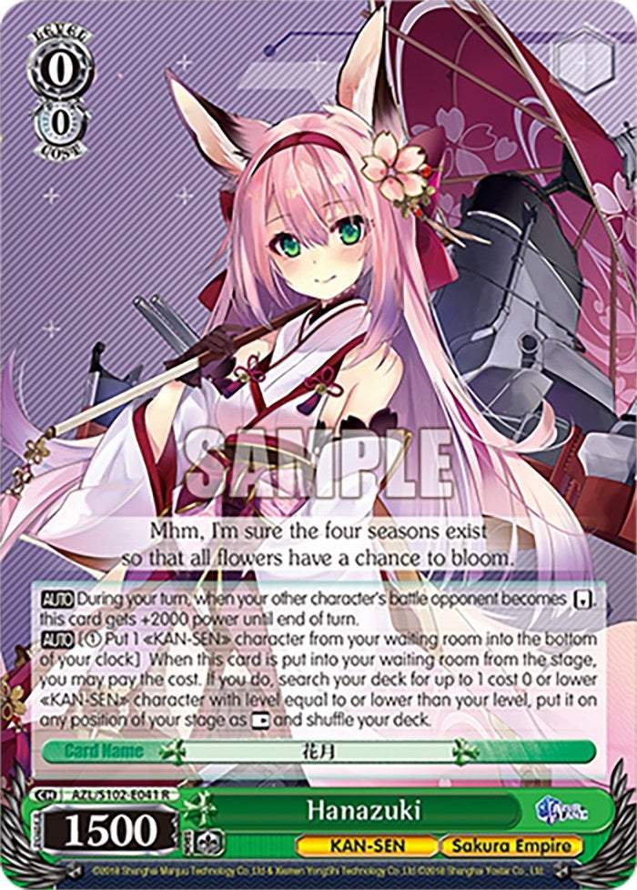 Hanazuki (102041) - Weiss Schwarz Single