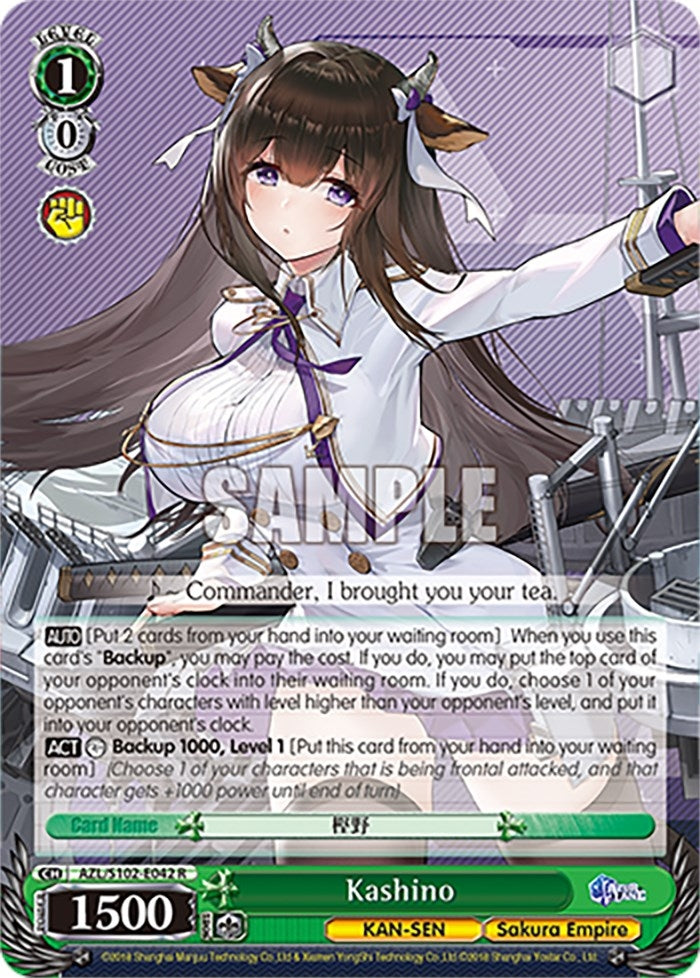 Kashino (102042) - Weiss Schwarz Single