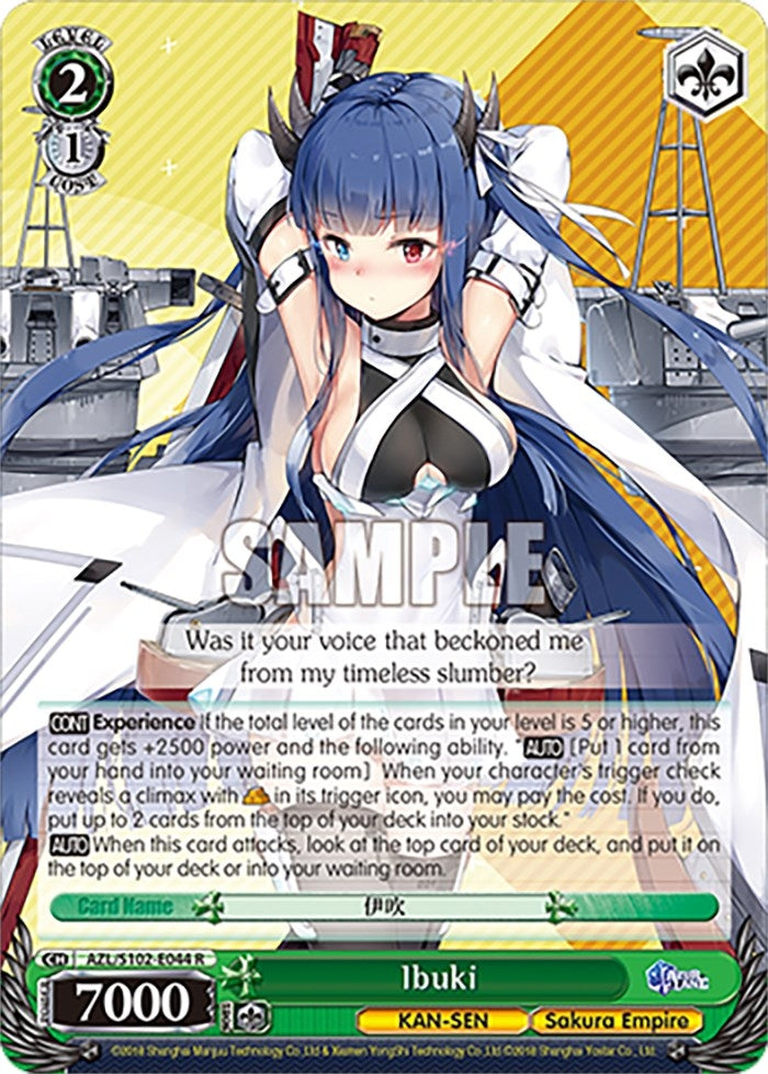 Ibuki (102044) - Weiss Schwarz Single